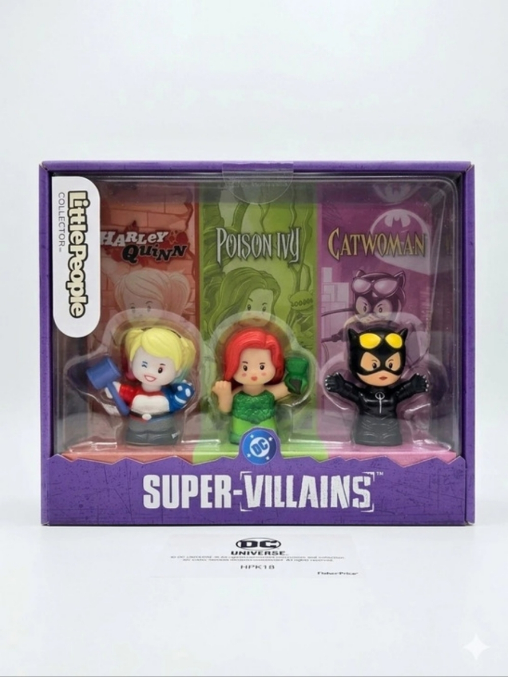 Little People Collector DC Super-Villains Harley Quinn Poison Ivy Catwoman Set
